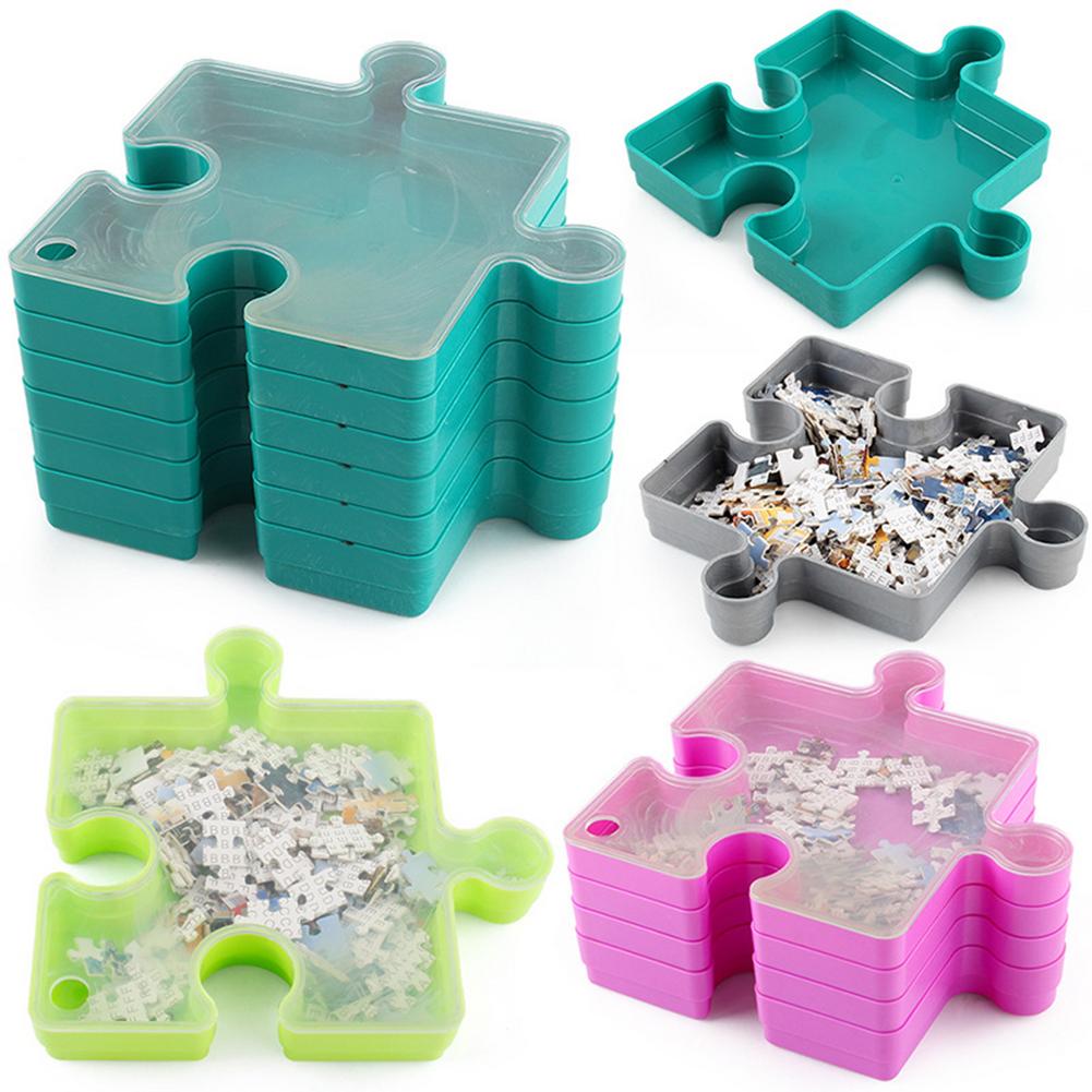 Stackable Puzzle Sorting Tray Set