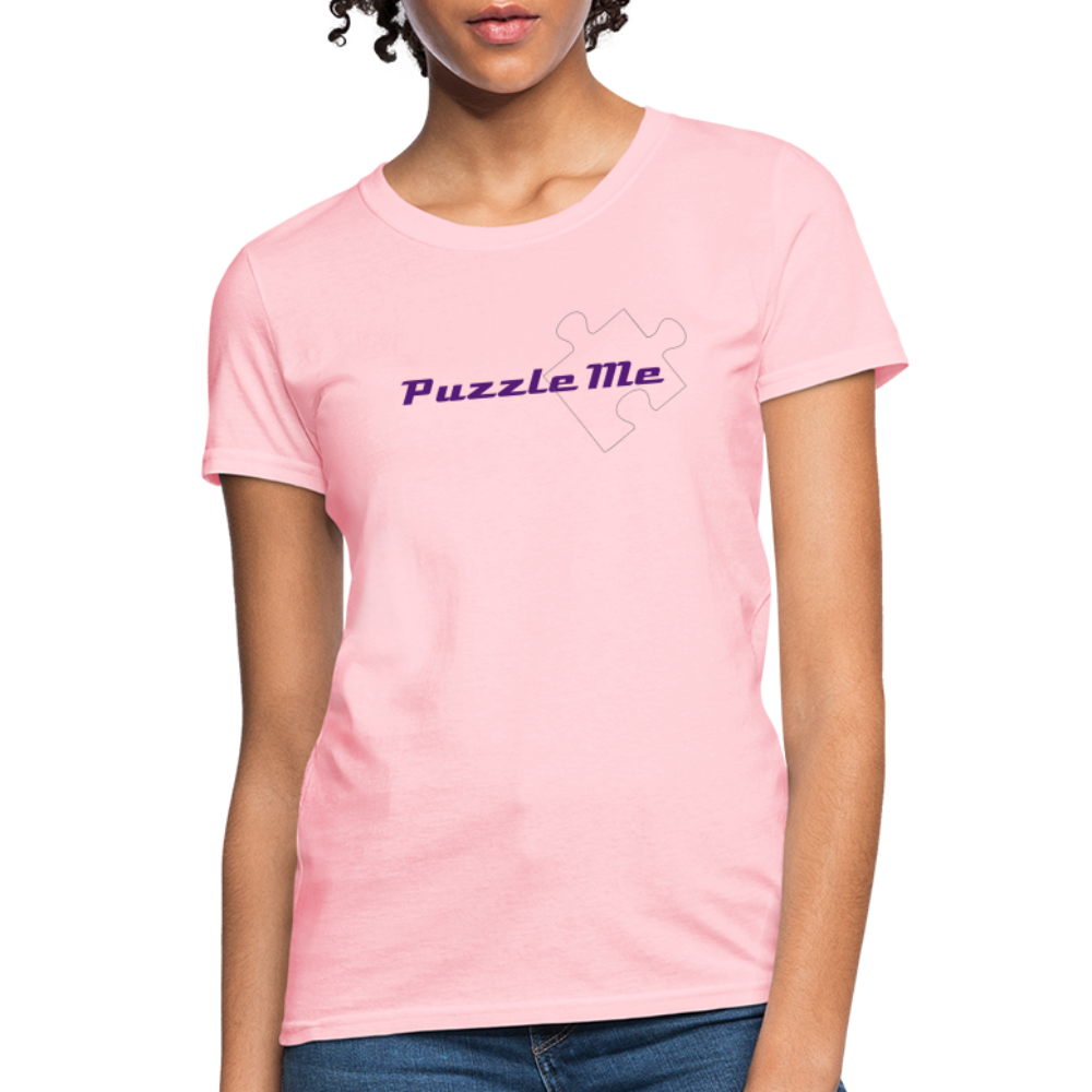 Women's Puzzle Me T-Shirt - Pink - pink