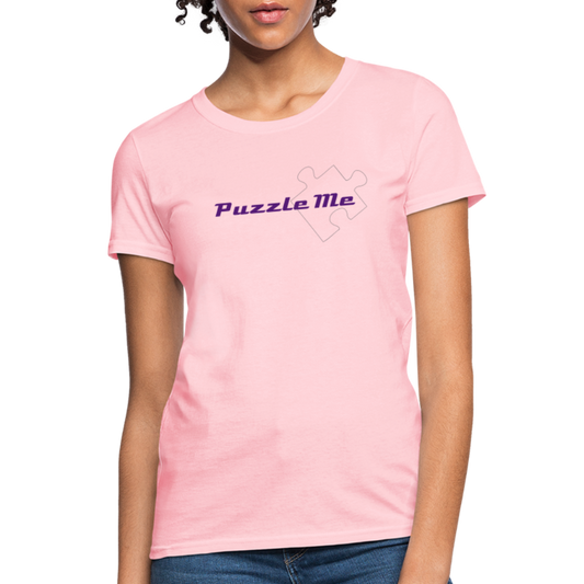 Women's Puzzle Me T-Shirt - Pink - pink